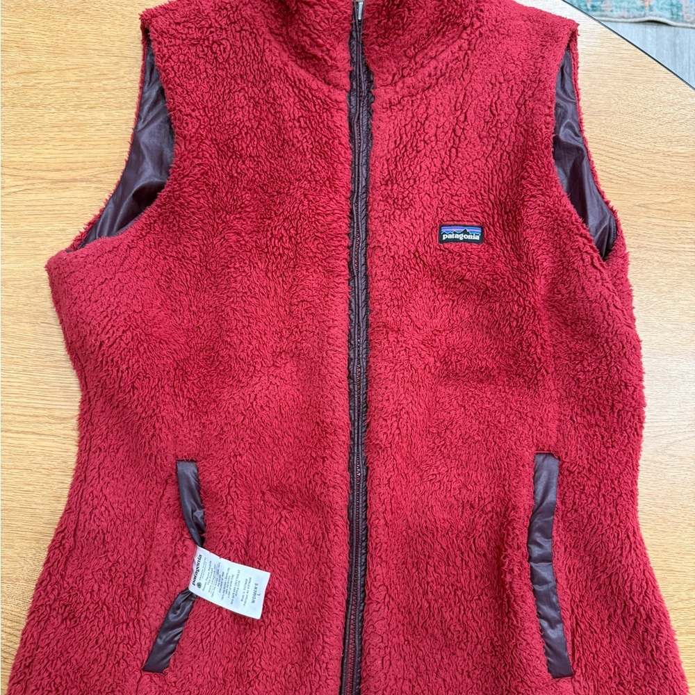 Patagonia Burgundy Fleece Vest
